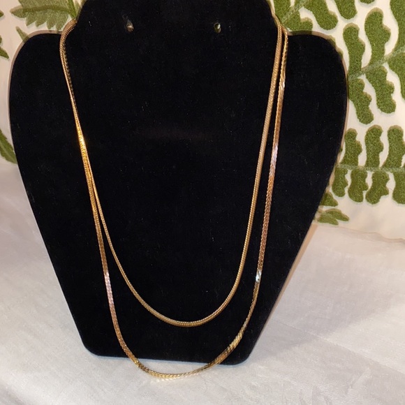 Jewelry - Beautiful Goldtone Two Strand Ladies Necklace